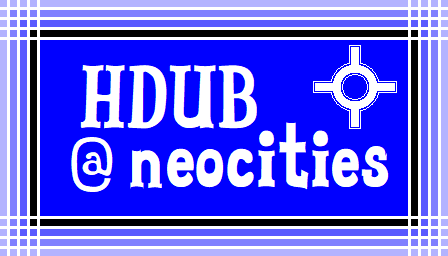 A clickable link which reads: "HDUB @neocities".
